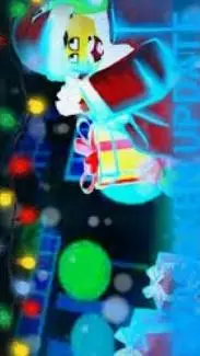 ai character: navidad background