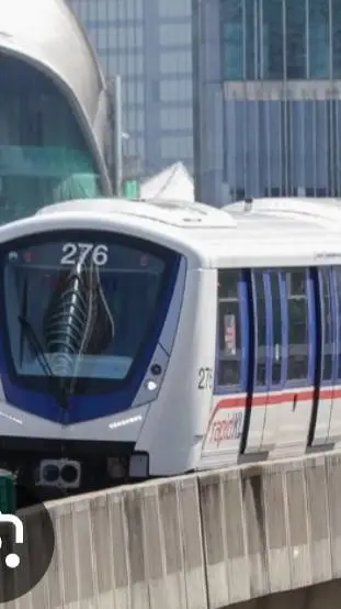 ai character: LRT JAYA LINE  background