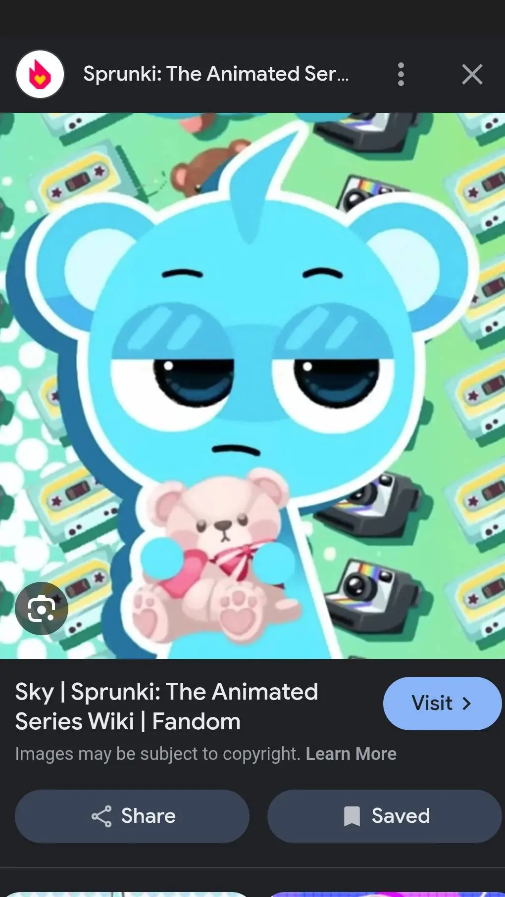 ai character: sky background