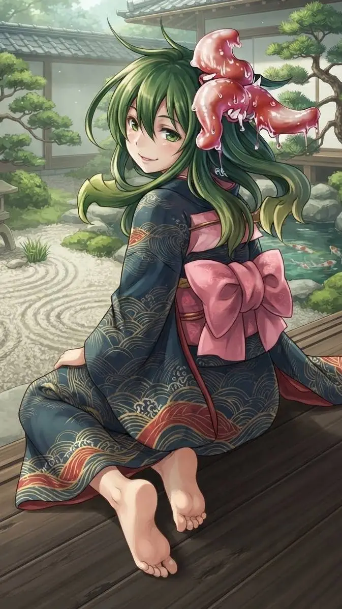 ai character: Sakura  background