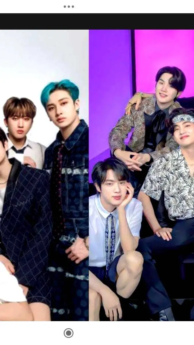 ai character: stray kids×bts  background