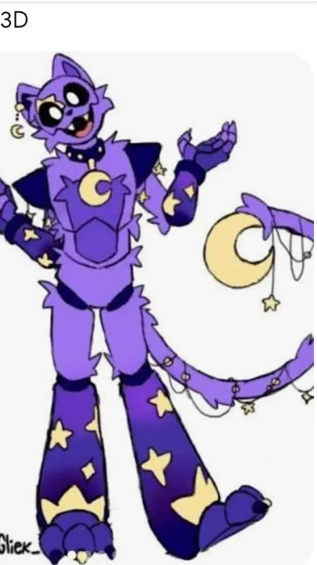 ai character: Glamrock catnap background