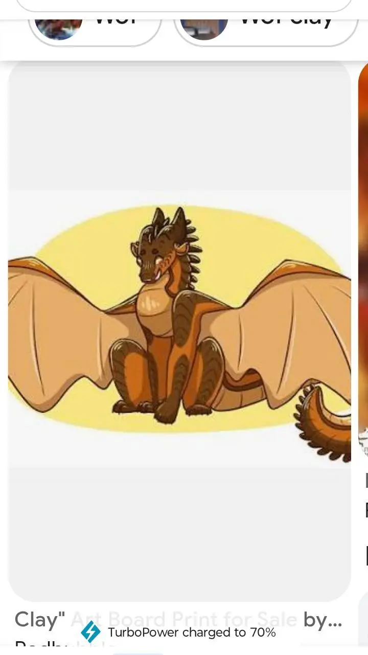 ai character: Clay background