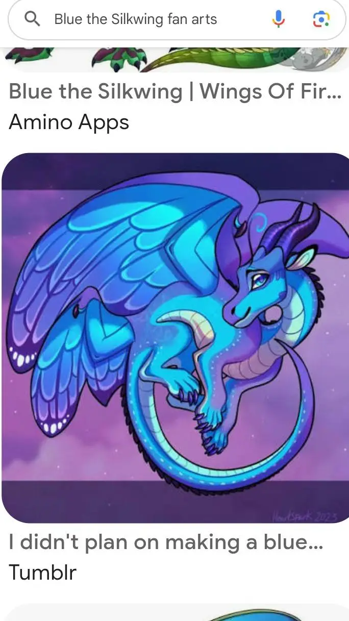 ai character: Blue background