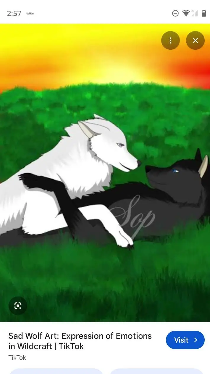 ai character: Michelle & Lurks background