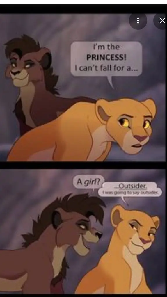 ai character: Lion King  background