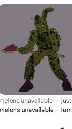 ai character: Springtrap  background