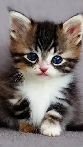 ai character: cute kitten🐱 background