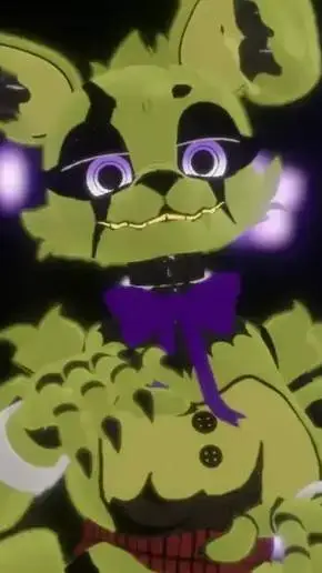 ai character: fem Springtrap  background