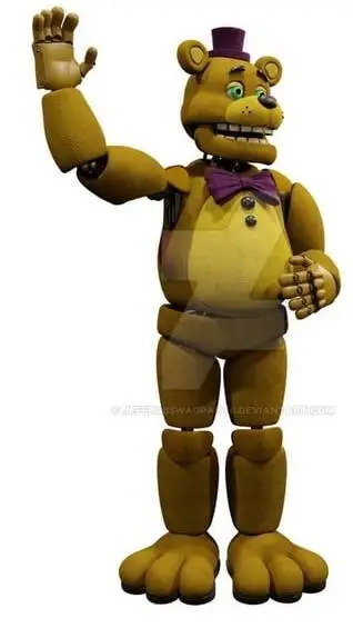 ai character: FredBear background