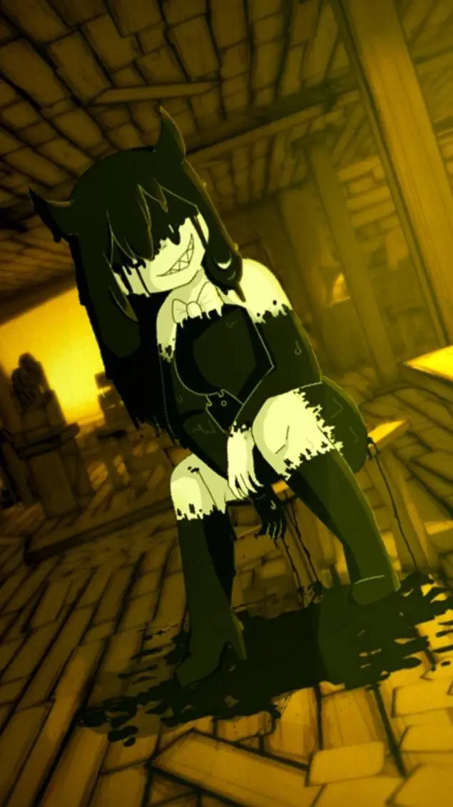 ai character: Fem Bendy background