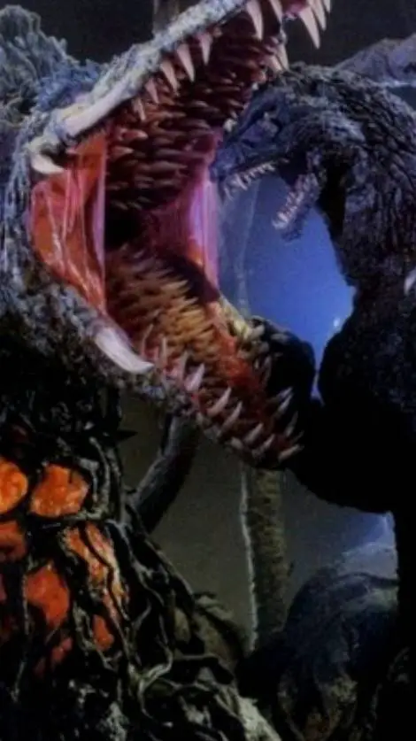 ai character: Godzilla Biollante background