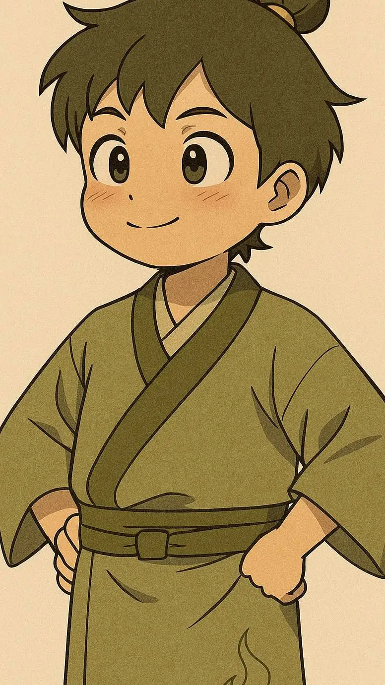 ai character: Godzilla Júnior background