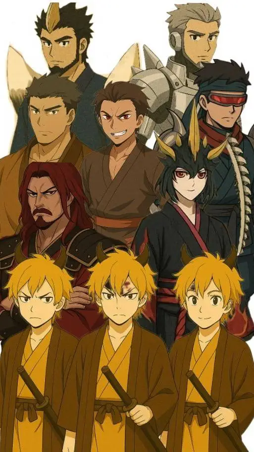 ai character: Kaijus Villanos background