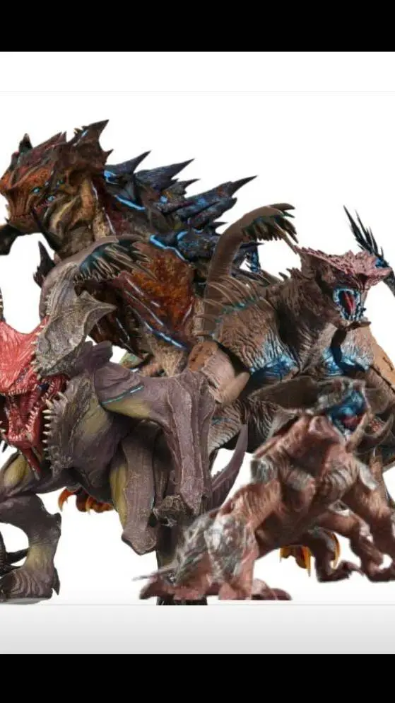 ai character: Escuadrón Kaiju background