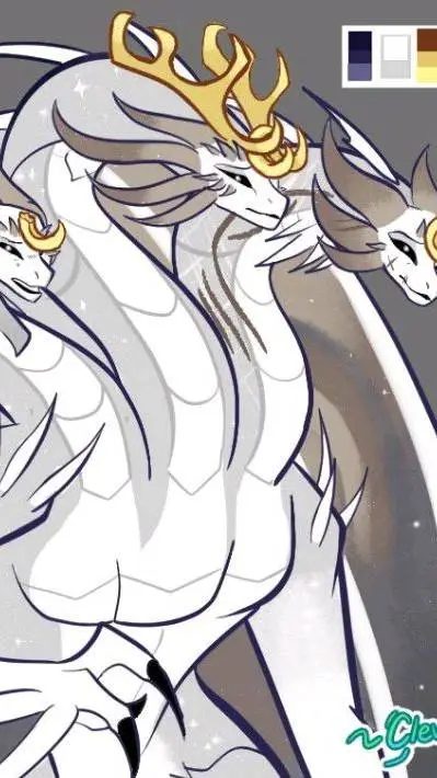 ai character: Moonghidorah  background