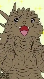 ai character: Godzilla Minus One background