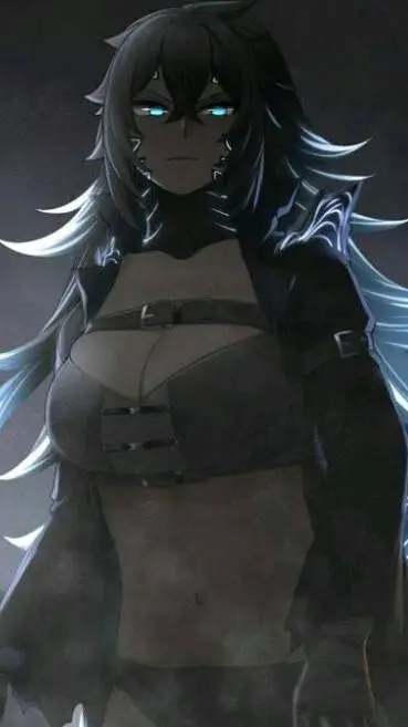 ai character: Godzilla Girl background