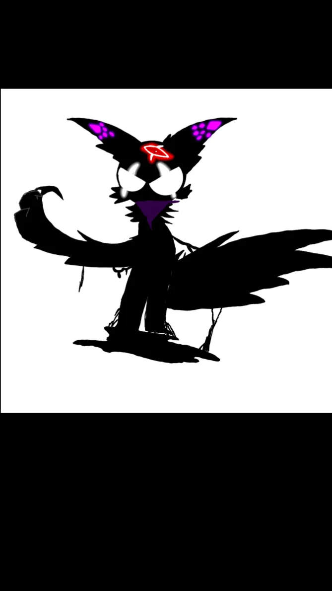 ai character: Dark eye ￼ background