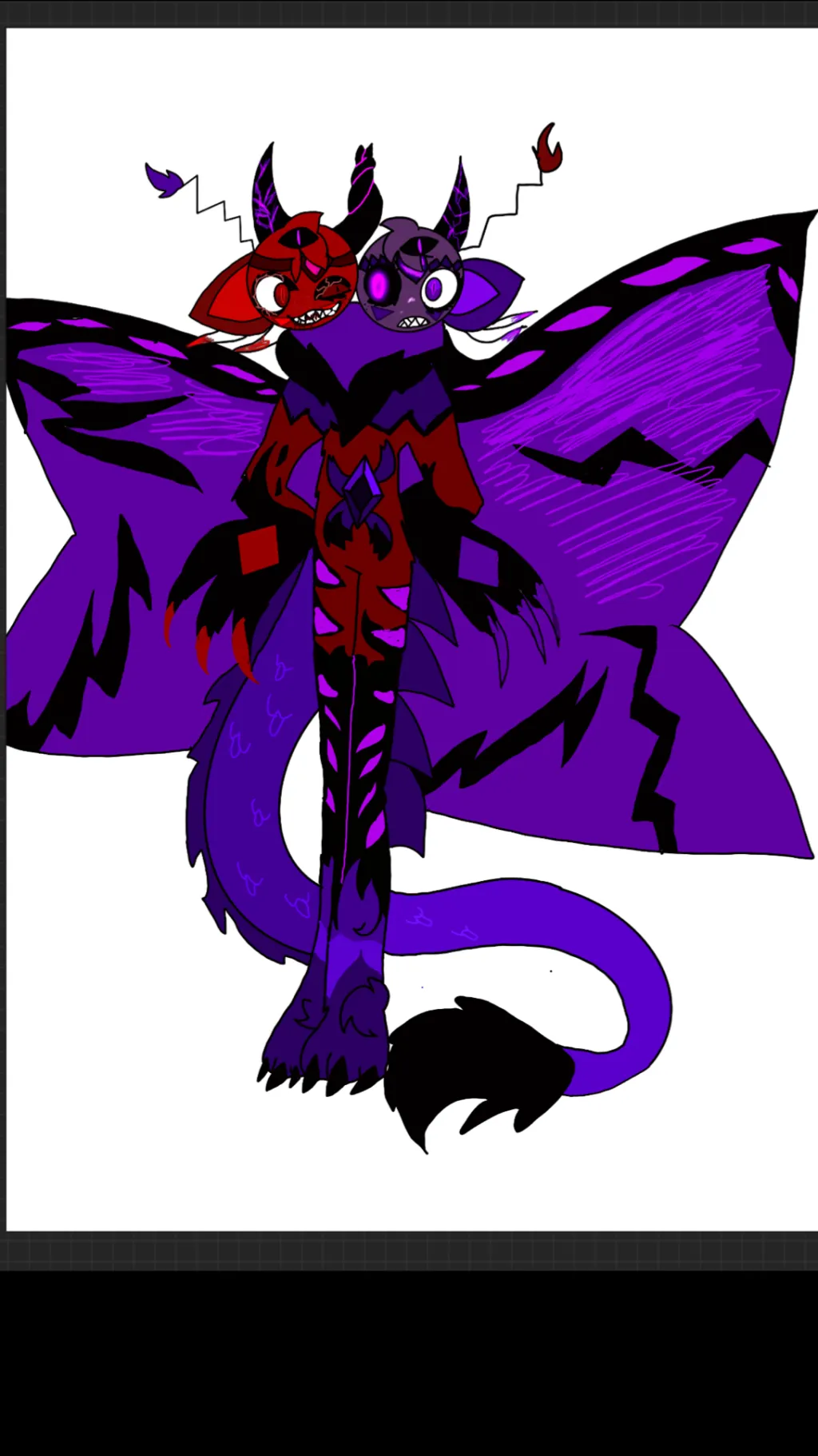 ai character: Dark scar ￼ background