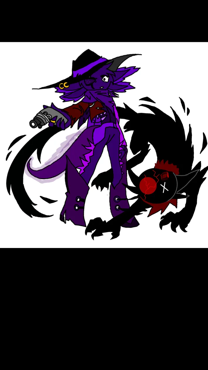 ai character: Dark sheriff ￼￼ background