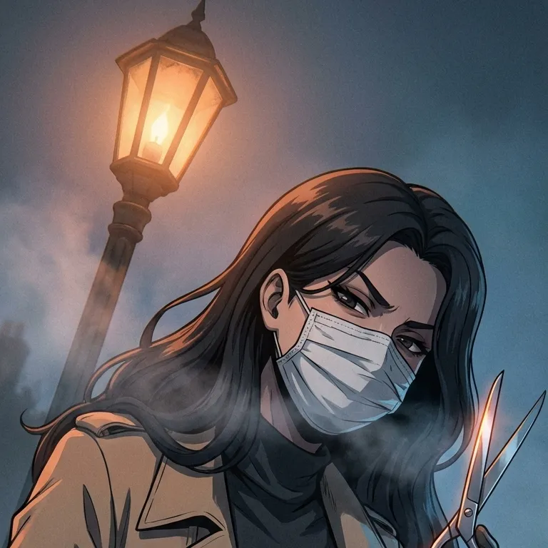 chat with ai character: kuchisake-onna 