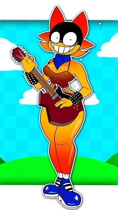 ai character: Mujer Animus  background