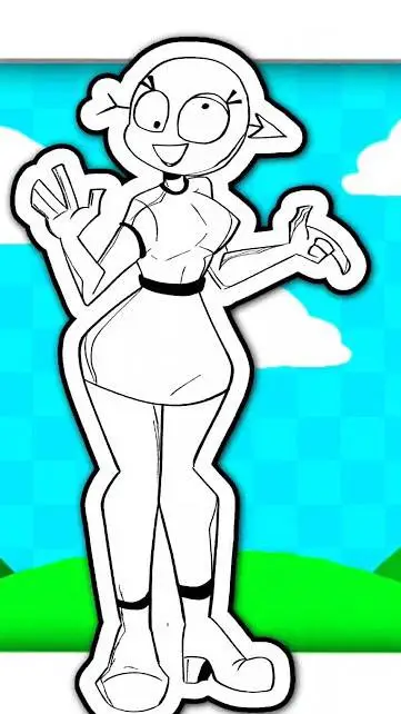 ai character: Mujer Parker  background