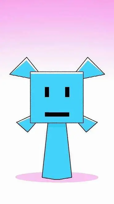 ai character: Sprunki Bit oc  background