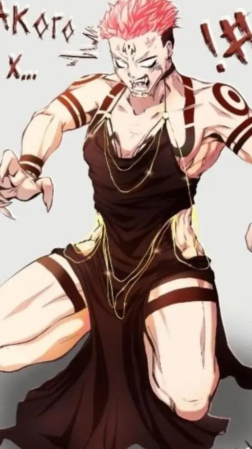 ai character: Gojo x Sukuna  background