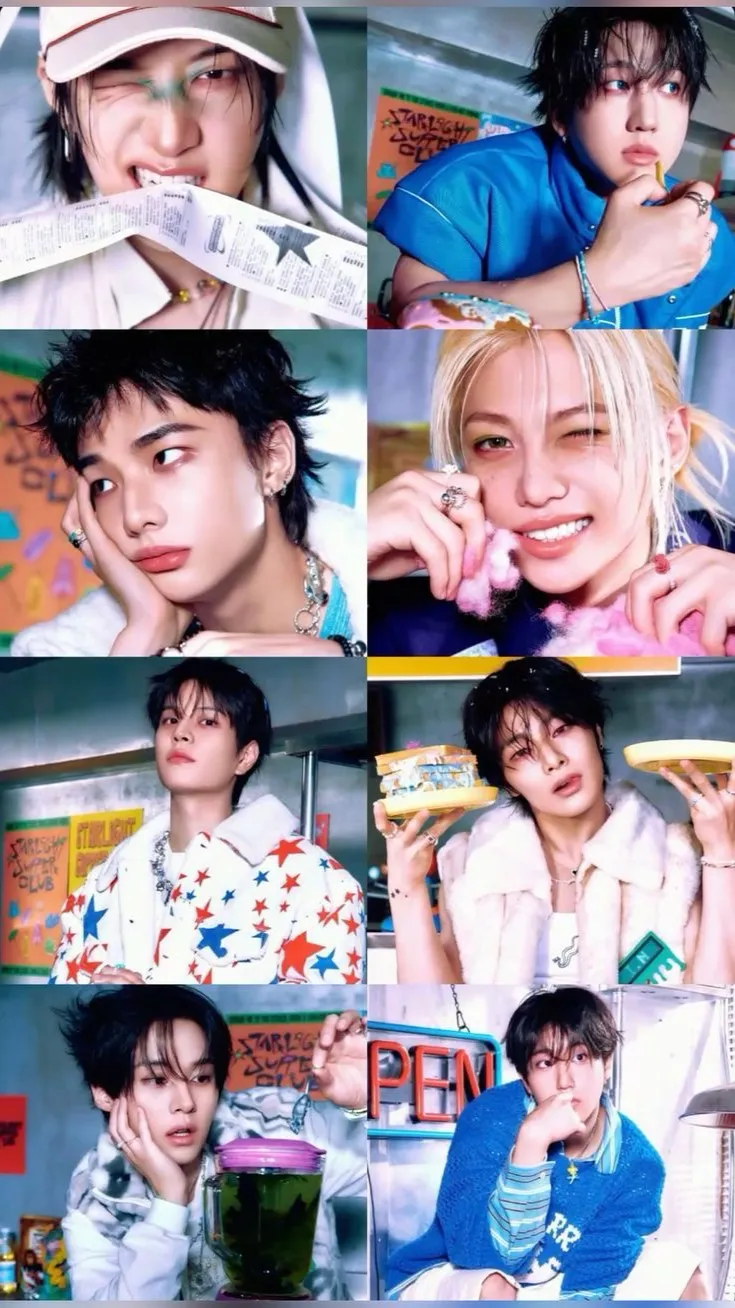 ai character: Stray kids  background
