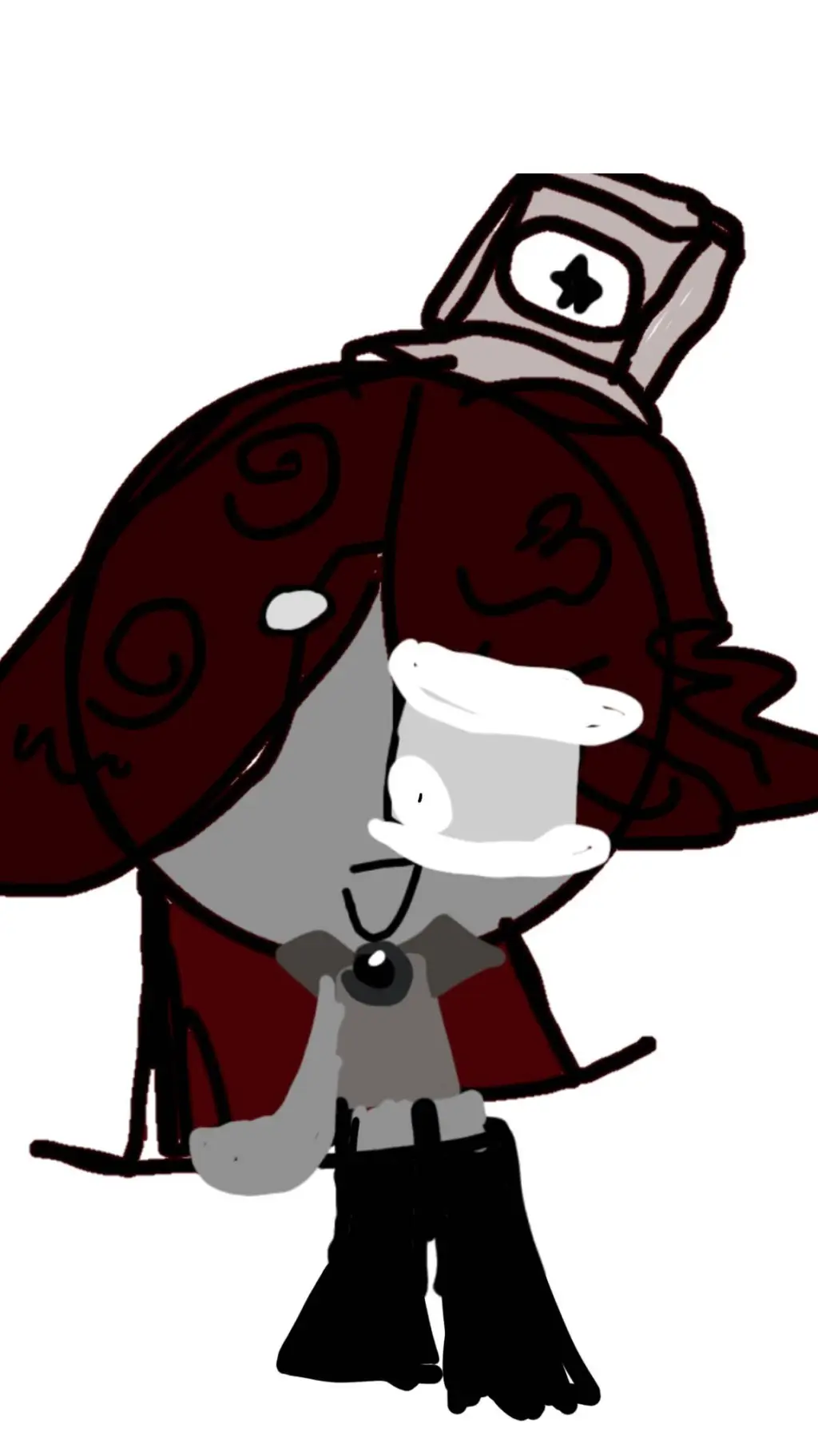 ai character: redy dark fool background