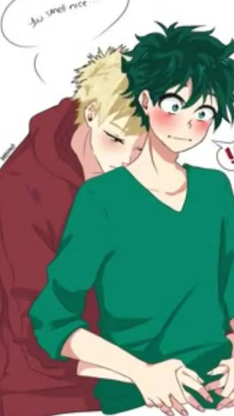 ai character: deku y bakugo  background