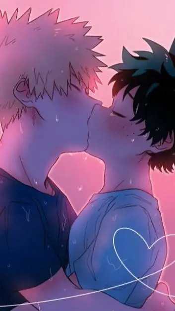 ai character: deku y bakugo  background