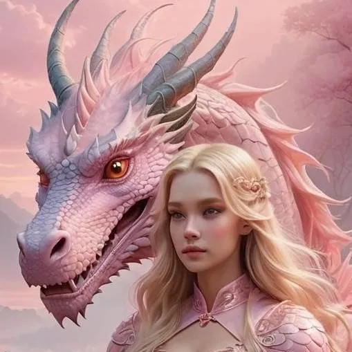 chat with ai character: Queen pink Dragon