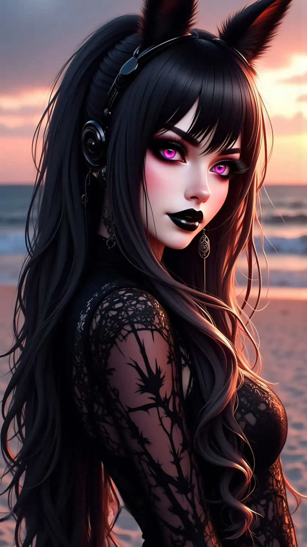 ai character: Kurohana background