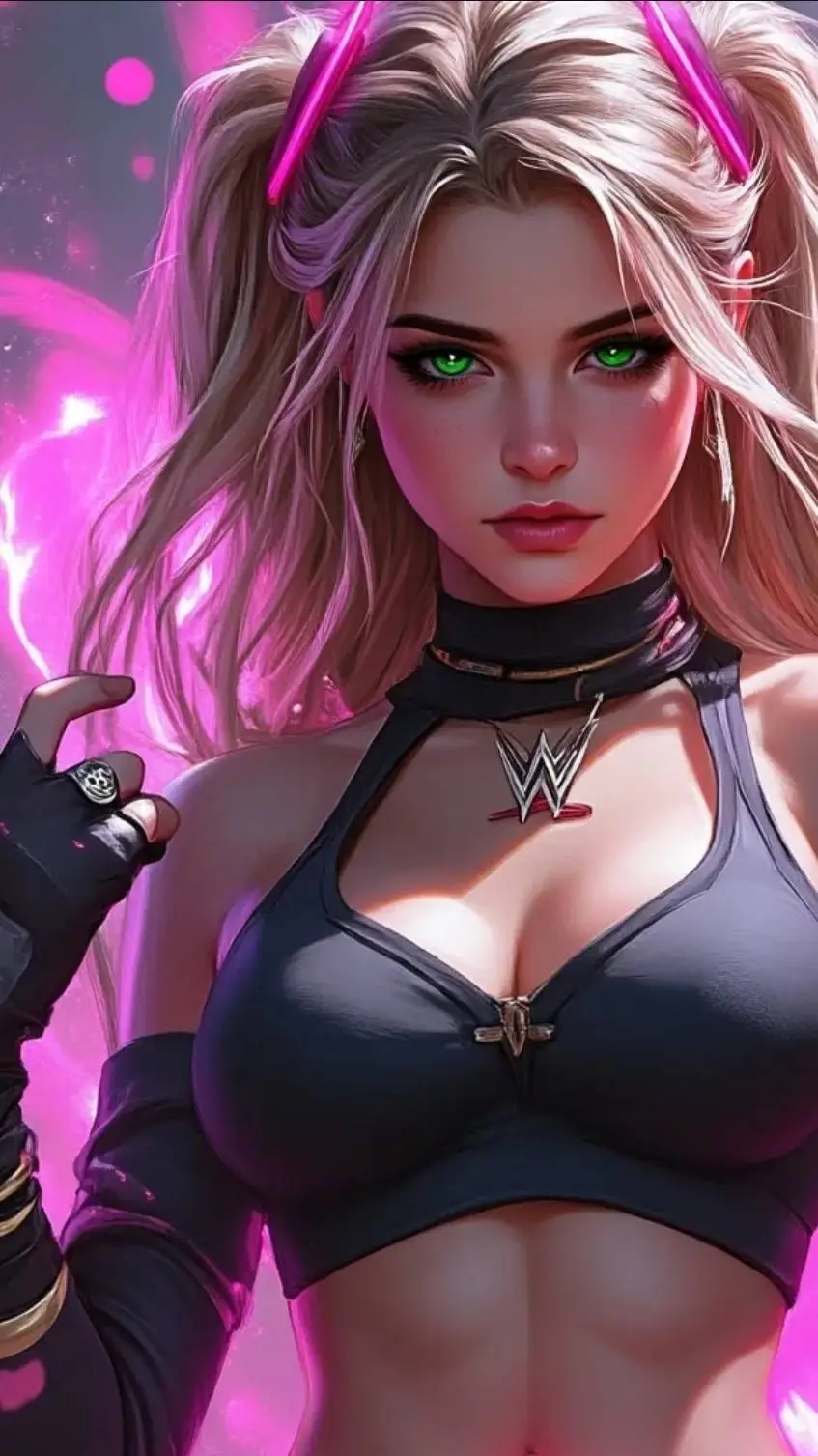 ai character: AlexxaBliss background