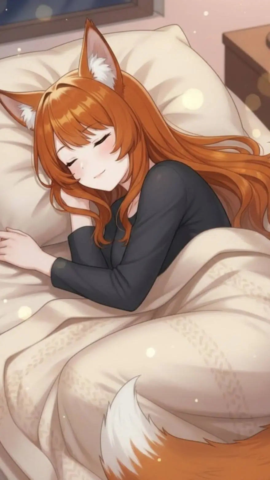 ai character: Foxxy background