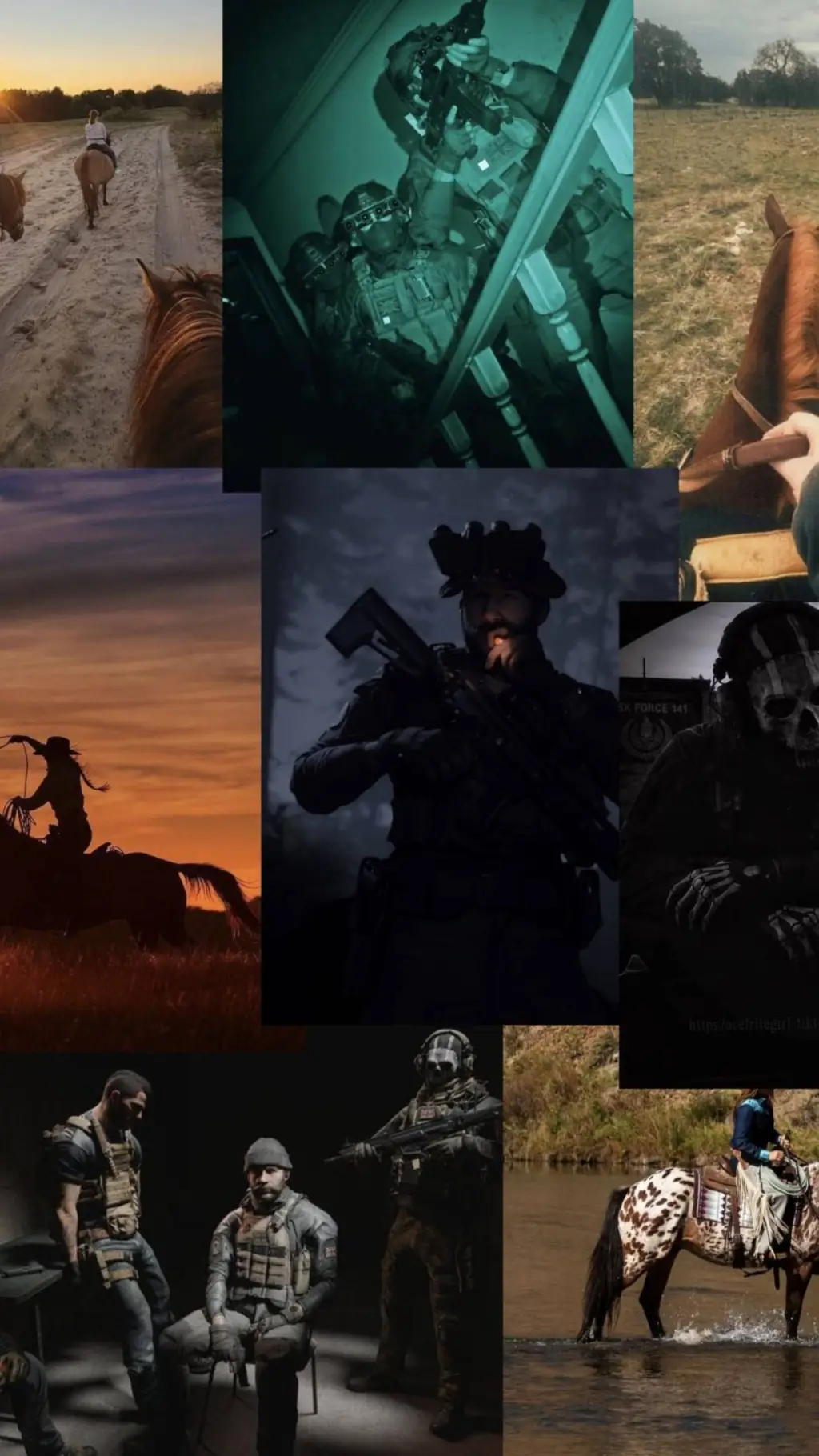 ai character: COD - farm? background