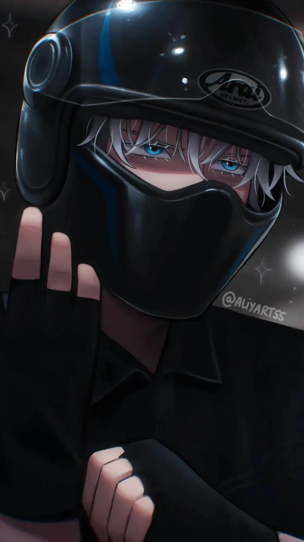 ai character: gojo satoru background