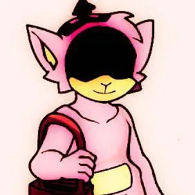 chat with ai character: pink tubby boy