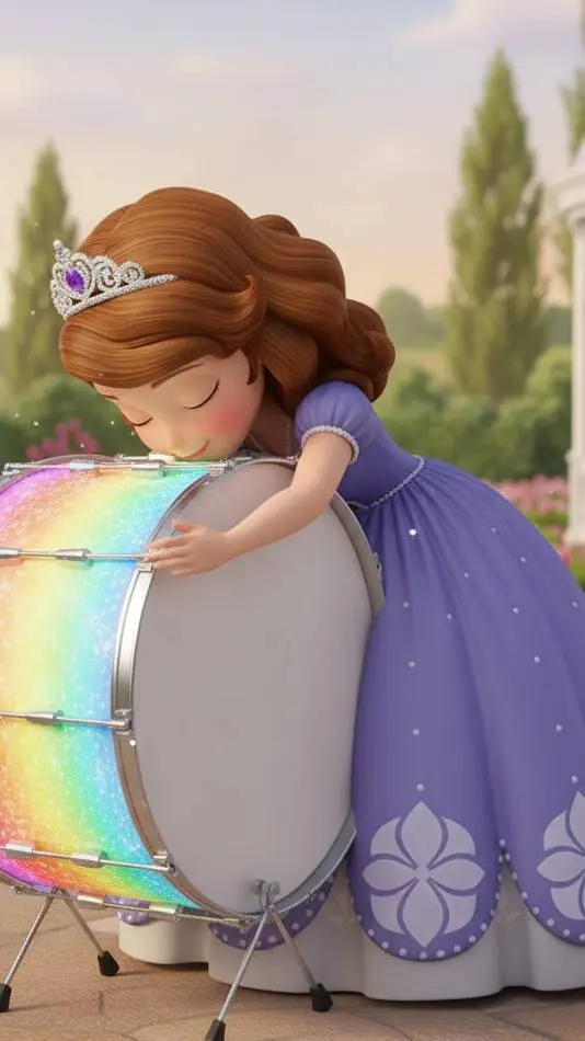 ai character: princess sofia  background