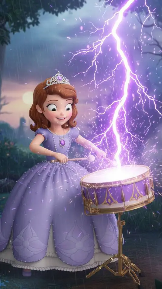 ai character: princess sofia background