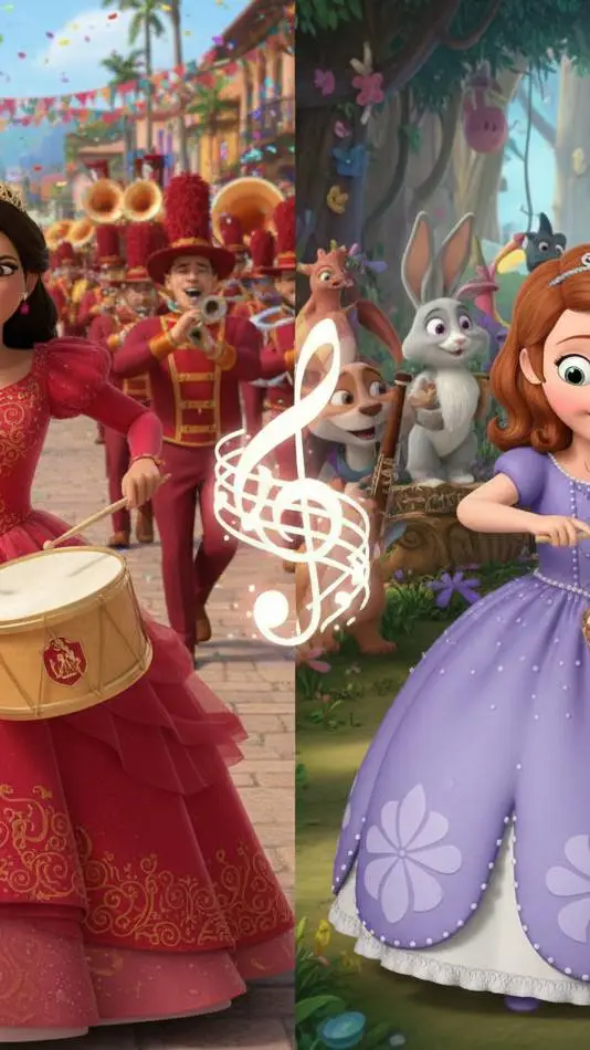 ai character: princess sofia  background