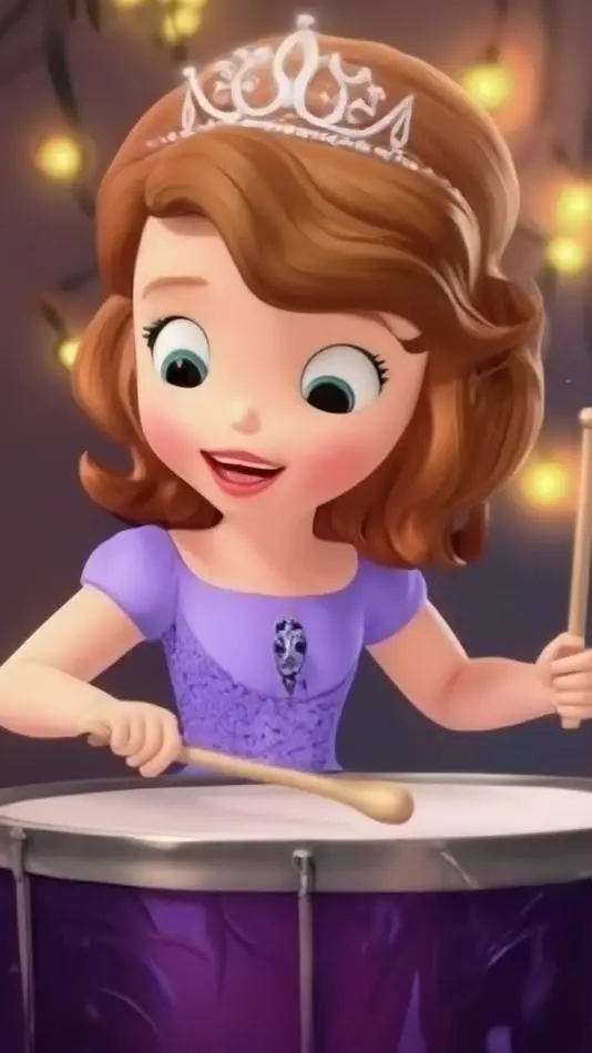 ai character: princess sofia  background