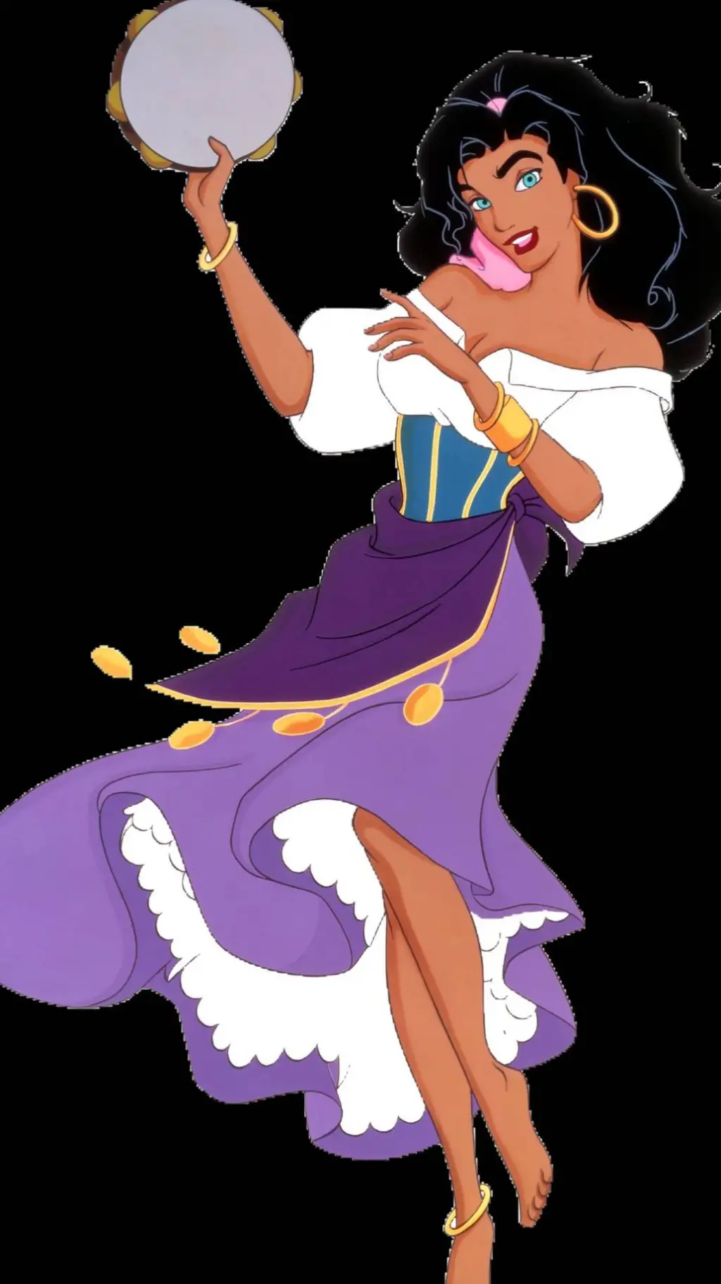 ai character: esmeralda background