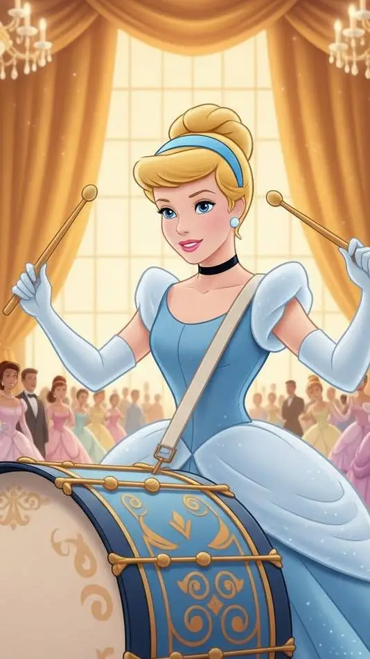 ai character: cinderella background