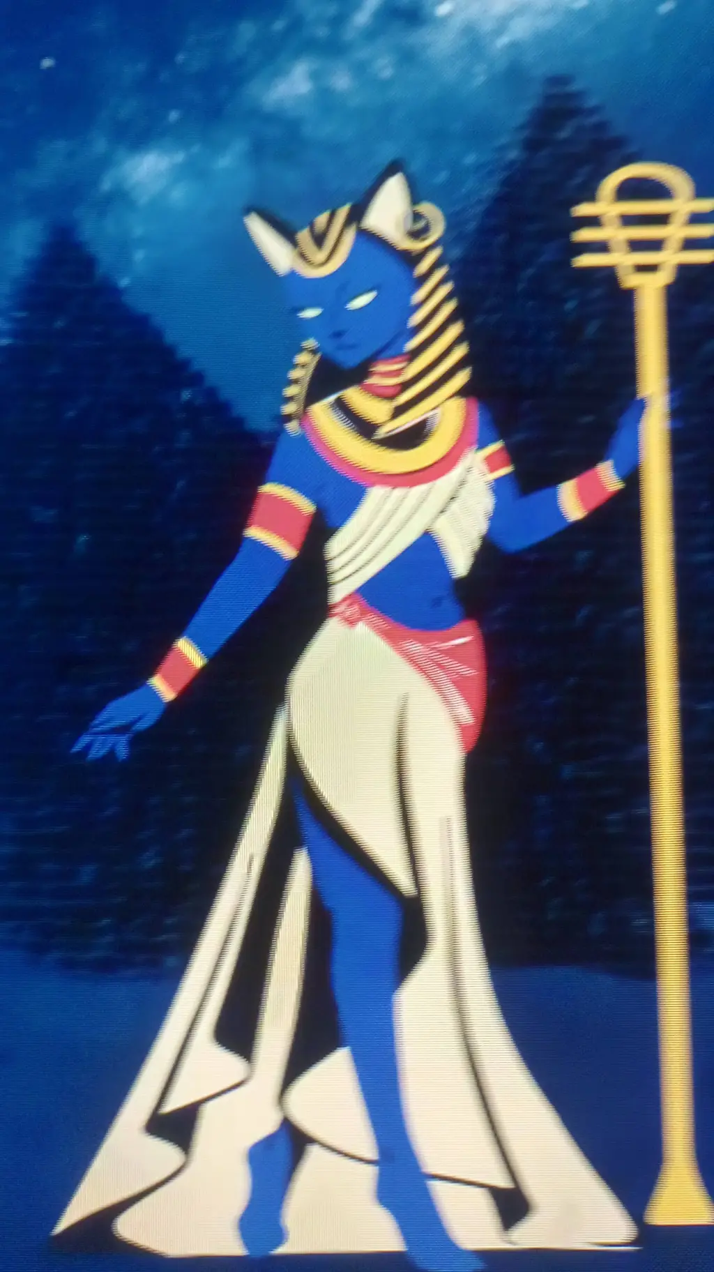 ai character: Bast background