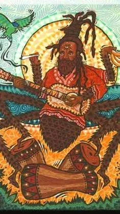 ai character: Anansi  background