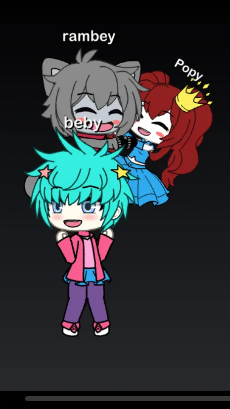 ai character: Beby and Rambley  background